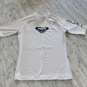 Roxy Womes Whole Hearted Short Sleeve Rashguard. S